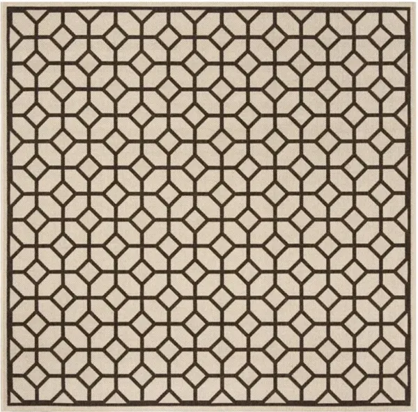 LINDEN 127 Collection LND127B-6SQ Natural / Brown 6'-7" X 6'-7" Square