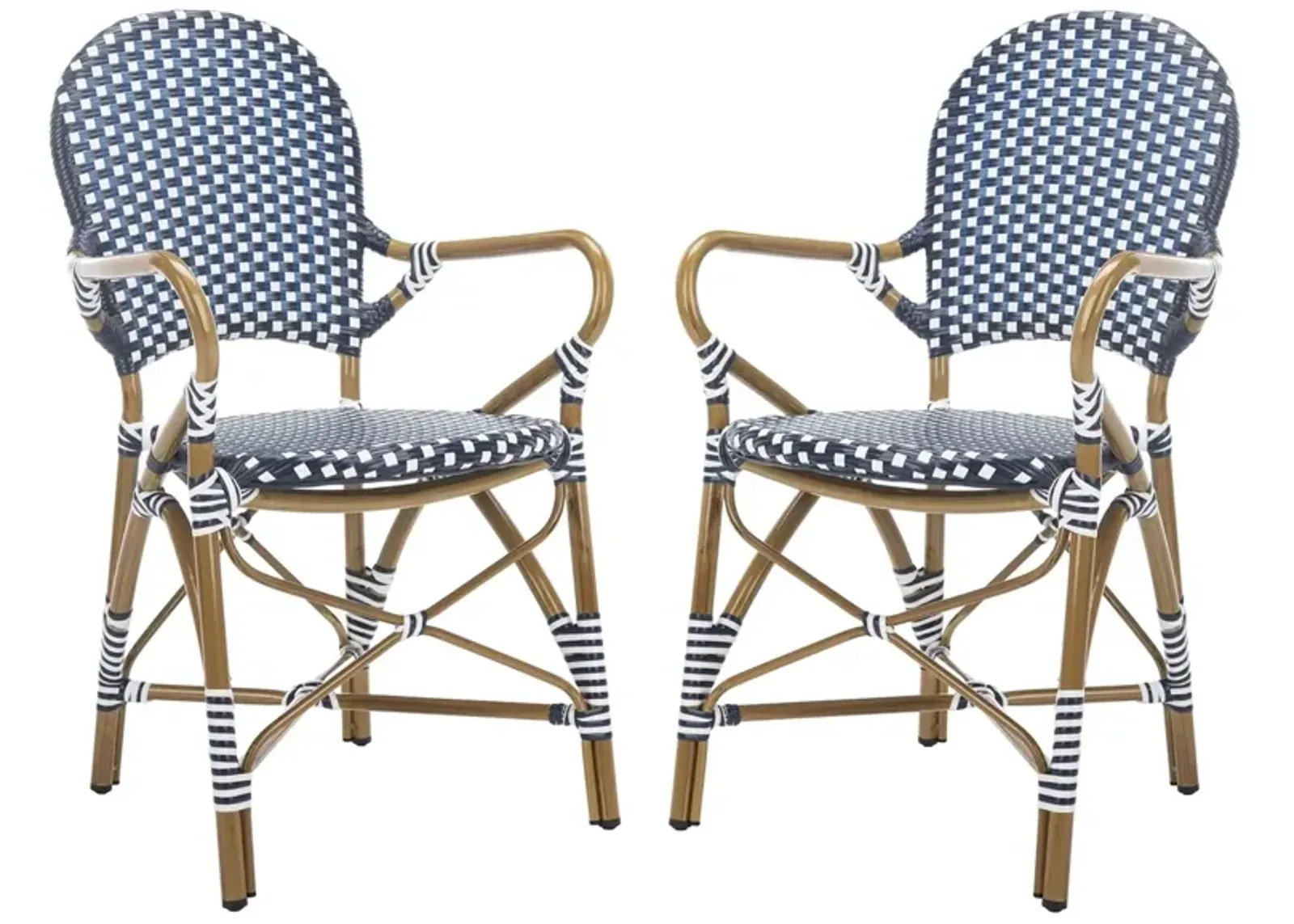 Hooper Indoor /Outdoor Stacking Chairs - Set of 2