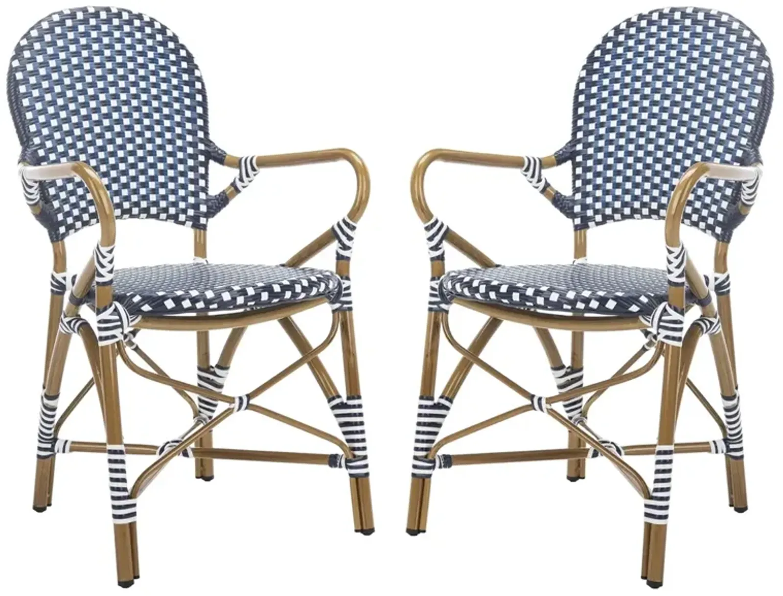 Hooper Indoor /Outdoor Stacking Chairs - Set of 2