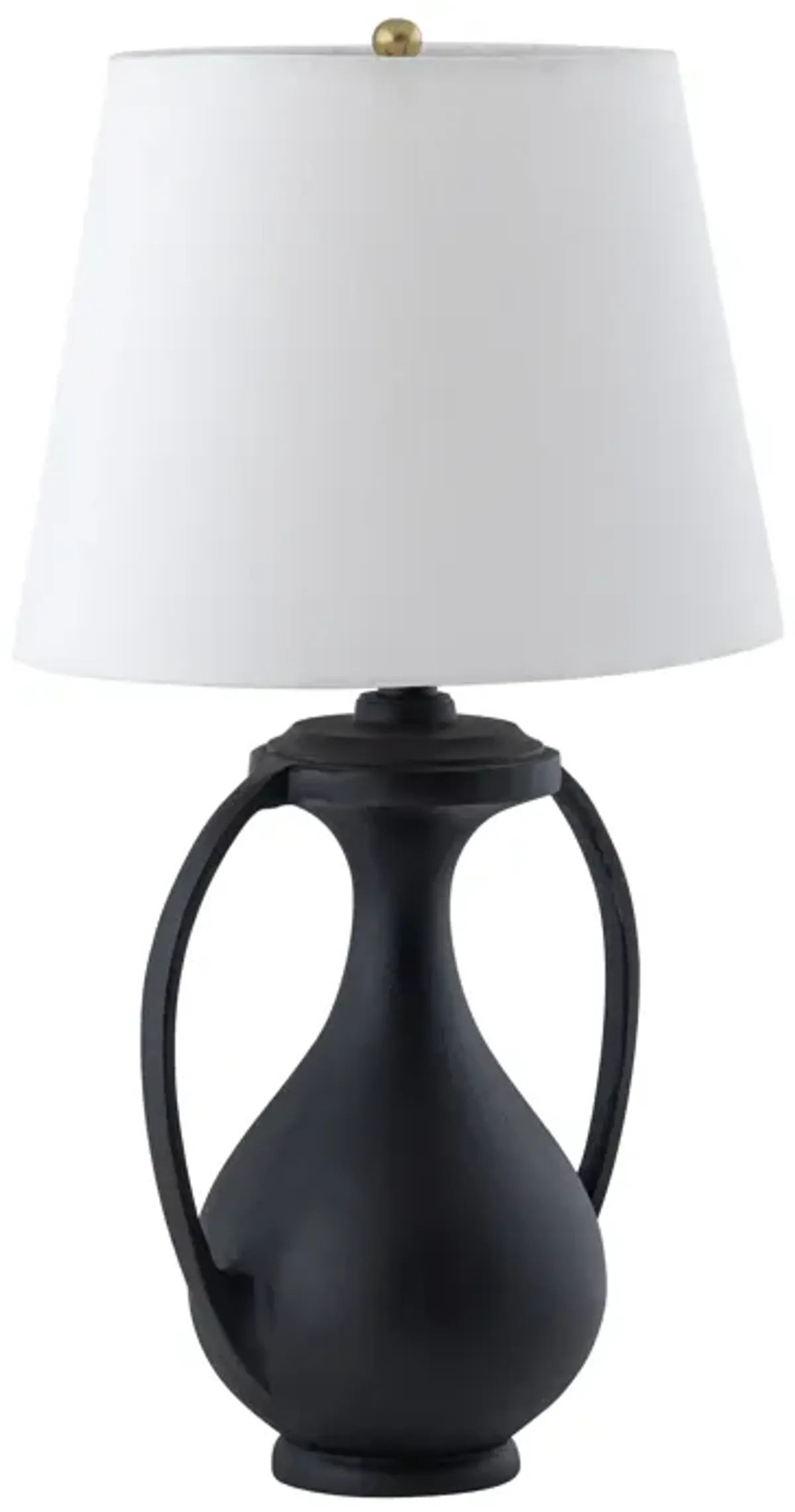 Anpell 25'' High 1-Light Table Lamp - Black