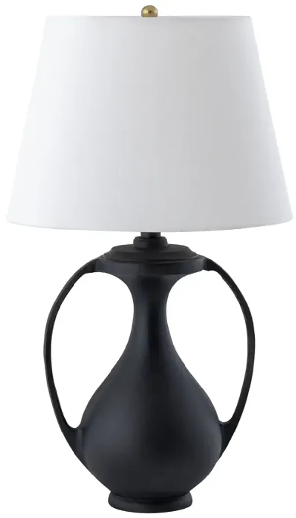 Anpell 25'' High 1-Light Table Lamp - Black