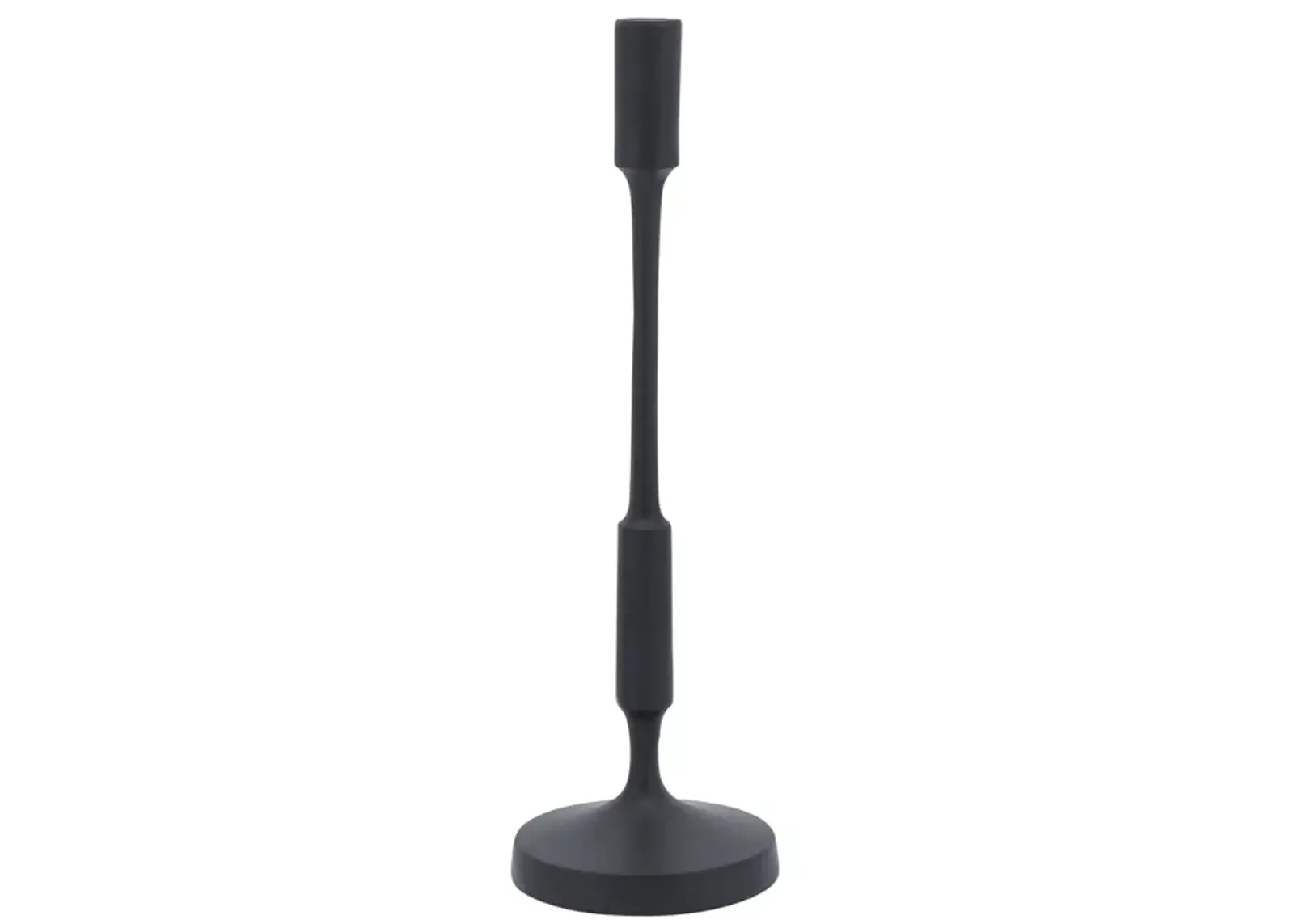 Metal, 16"h Taper Candle Holder, Black