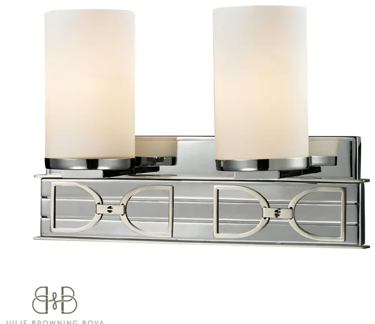 Campolina 16'' Wide 2-Light Vanity Light - Polished Chrome