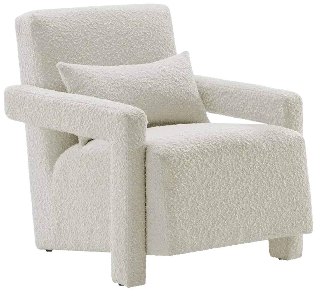 Mirage Boucle Upholstered Armchair