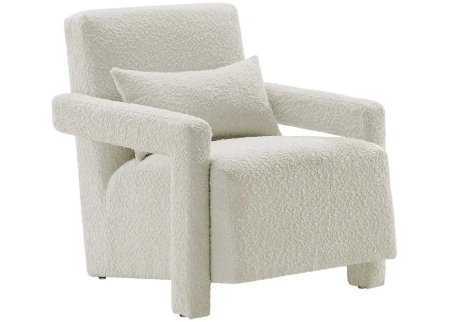 Mirage Boucle Upholstered Armchair