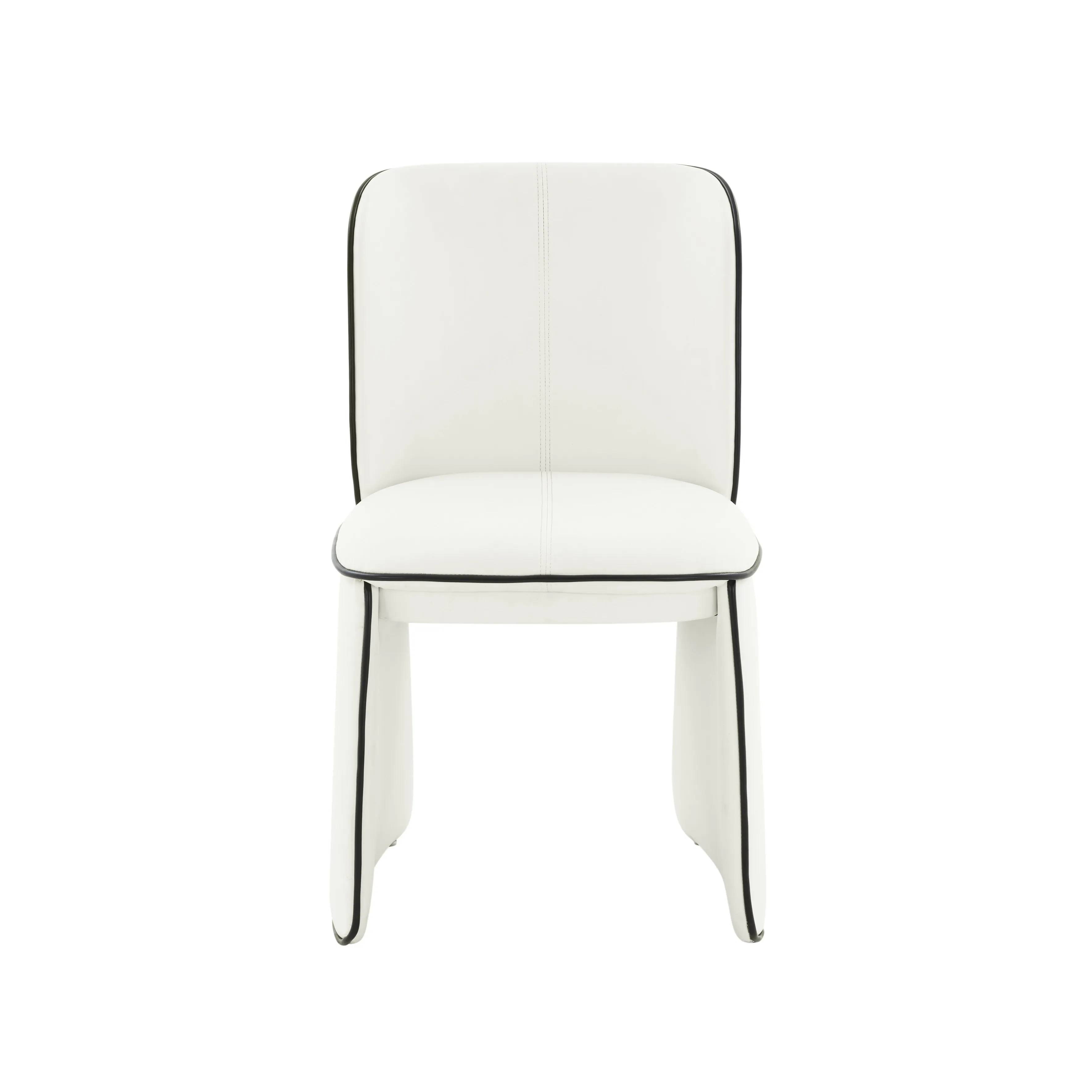 Kinsley Cream Vegan Leather Dining Chair