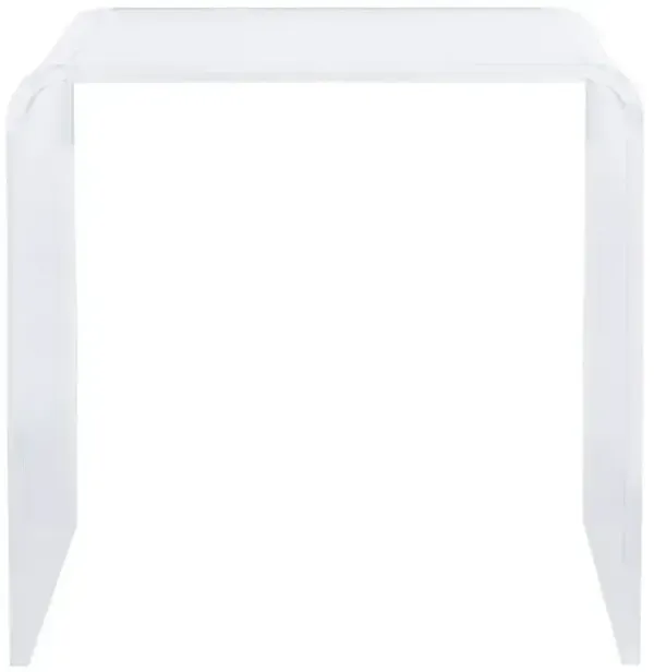 PRYOR ACRYLIC SIDE TABLE 