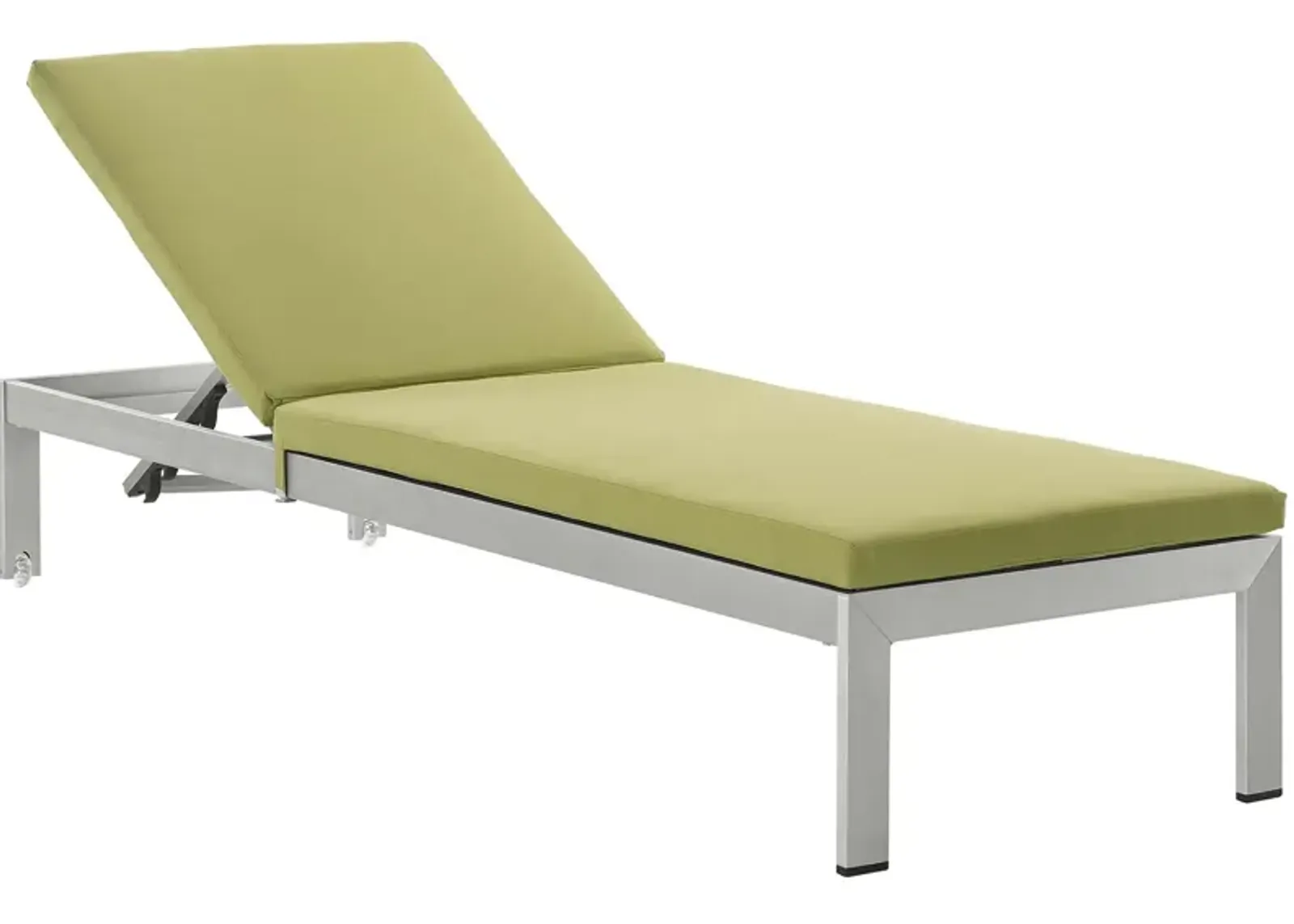 Shore Outdoor Patio Aluminum Chaise with Cushions