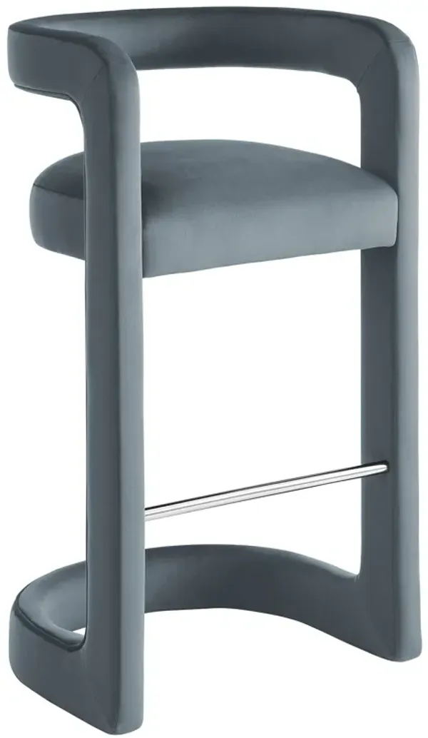 Winslow Performance Velvet Bar Stool by Modway