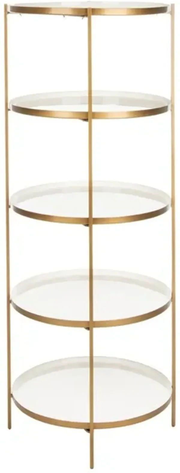 TIA ROUND 5 TIER ETAGERE