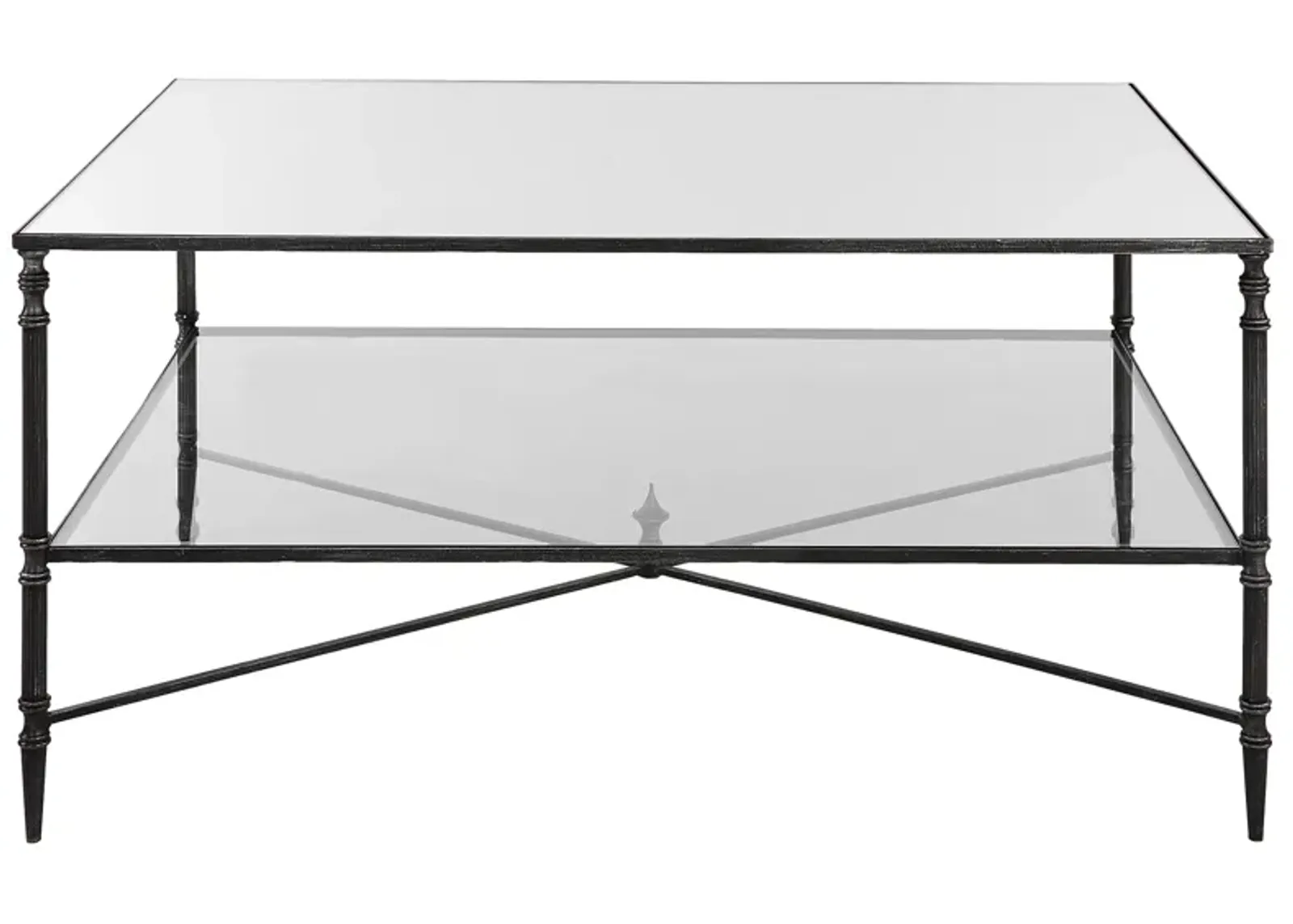 Henzler Mirrored Steel Coffee Table