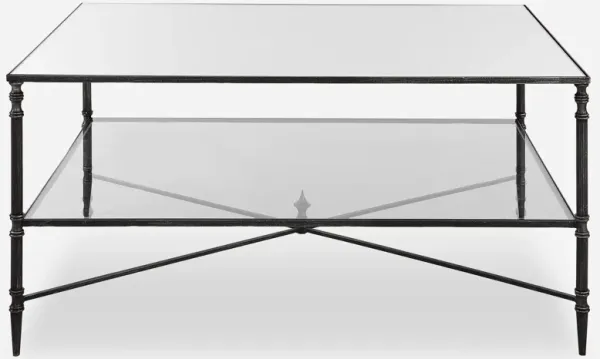 Henzler Mirrored Steel Coffee Table