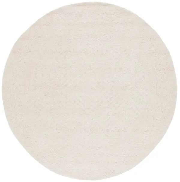 TEXTURAL Hand Tufted 6' x 6' Round area rug