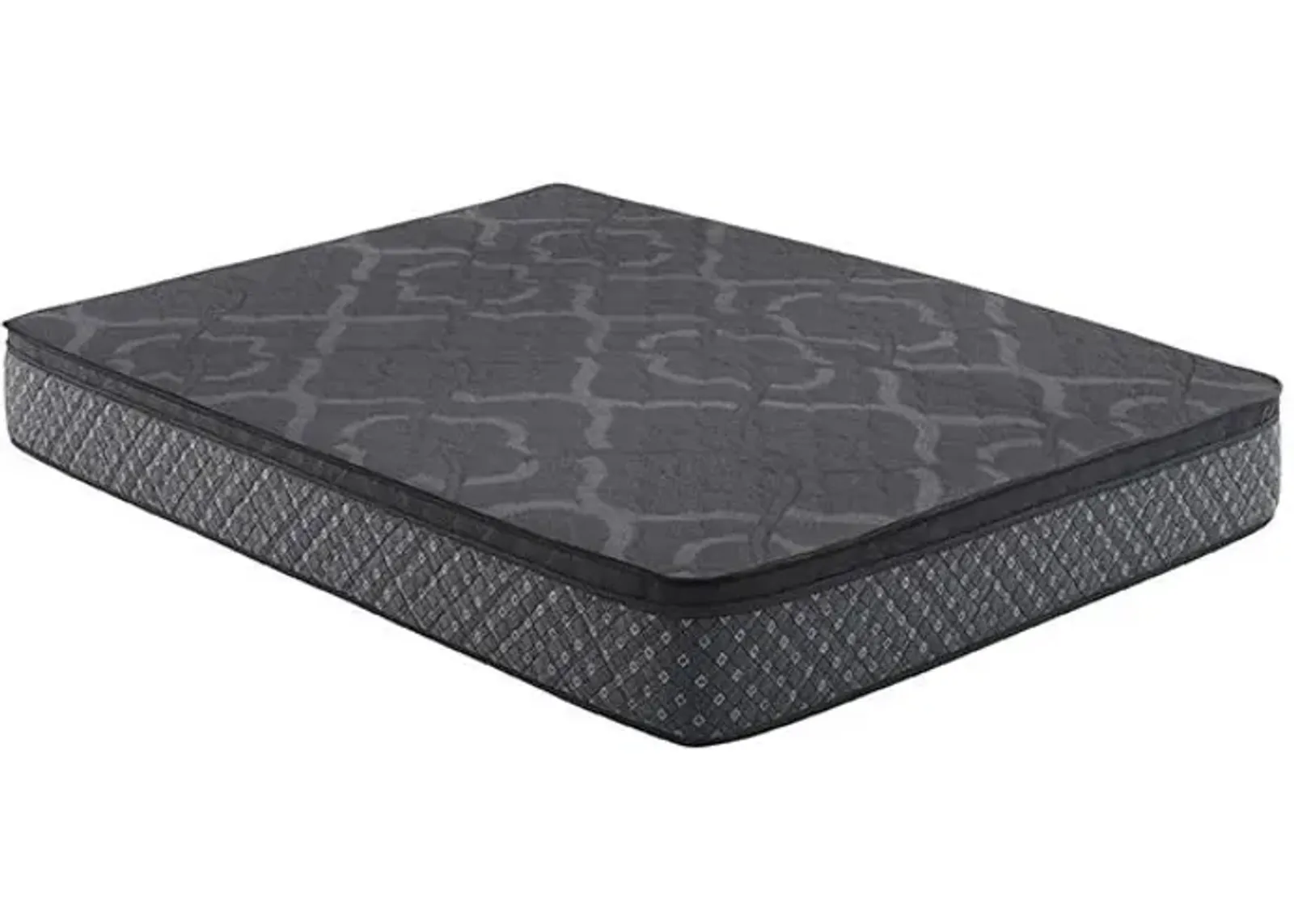 Bellamy 12" Twin Mattress Grey and Black