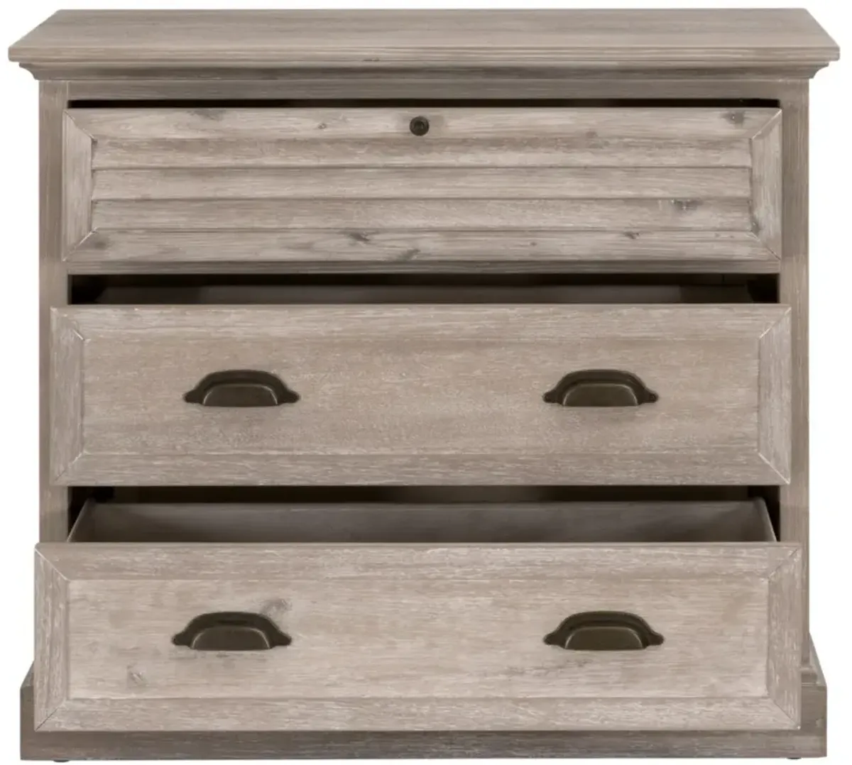 Eden 3-Drawer Nightstand