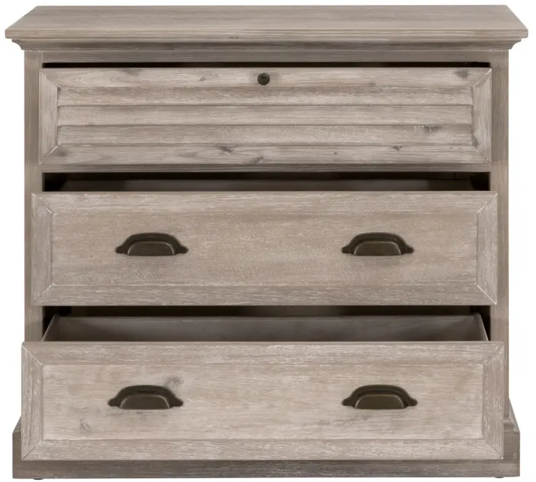 Eden 3-Drawer Nightstand