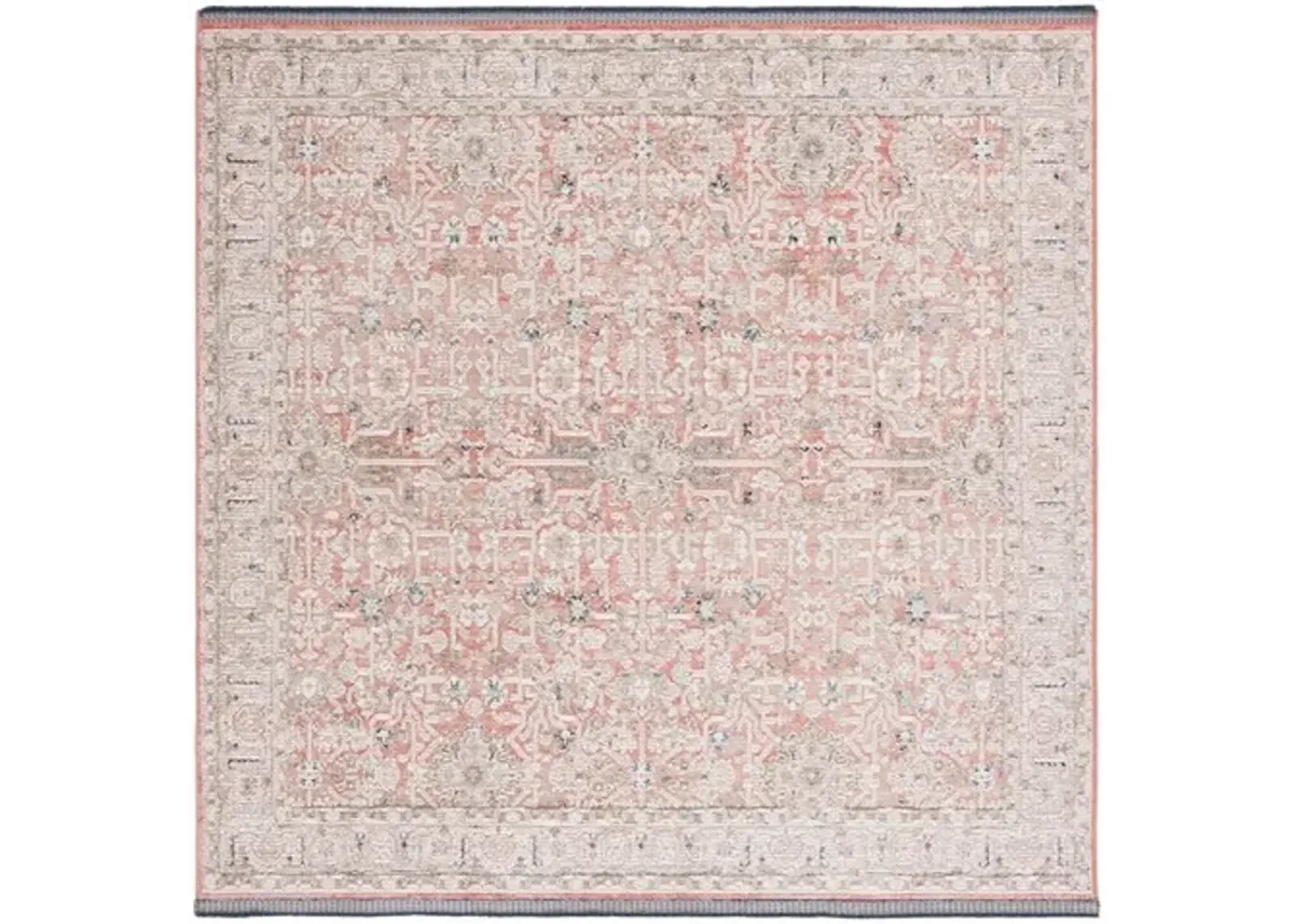 VIVALDI 546 Brown 6'-7' X 6'-7' Square Square Rug