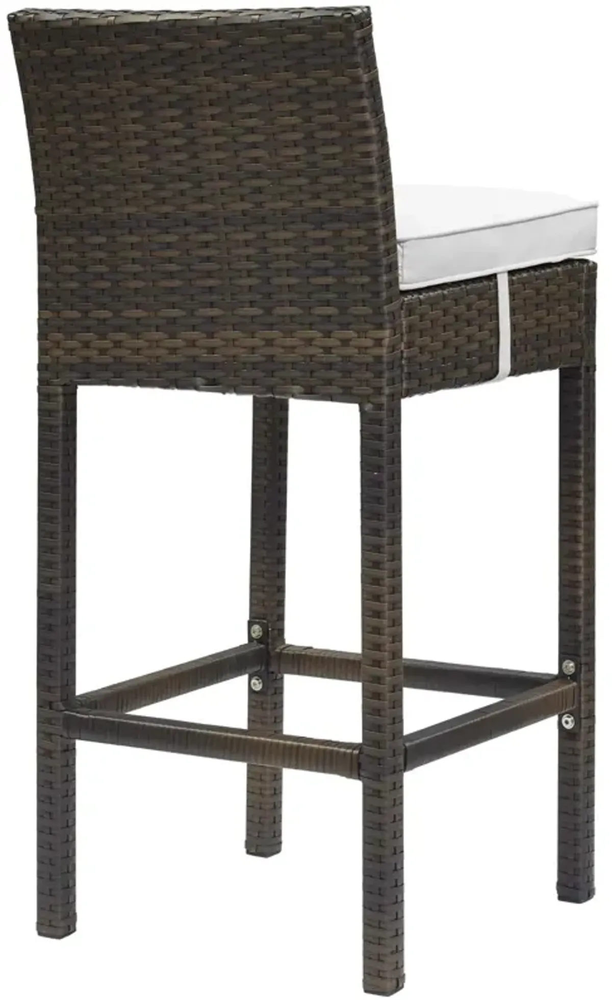 Conduit Outdoor Patio Wicker Rattan Bar Stool