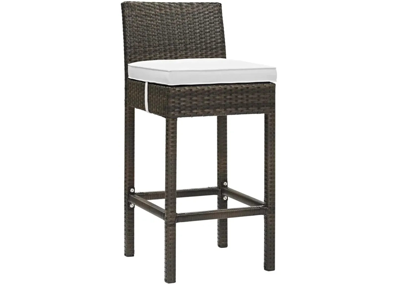 Conduit Outdoor Patio Wicker Rattan Bar Stool