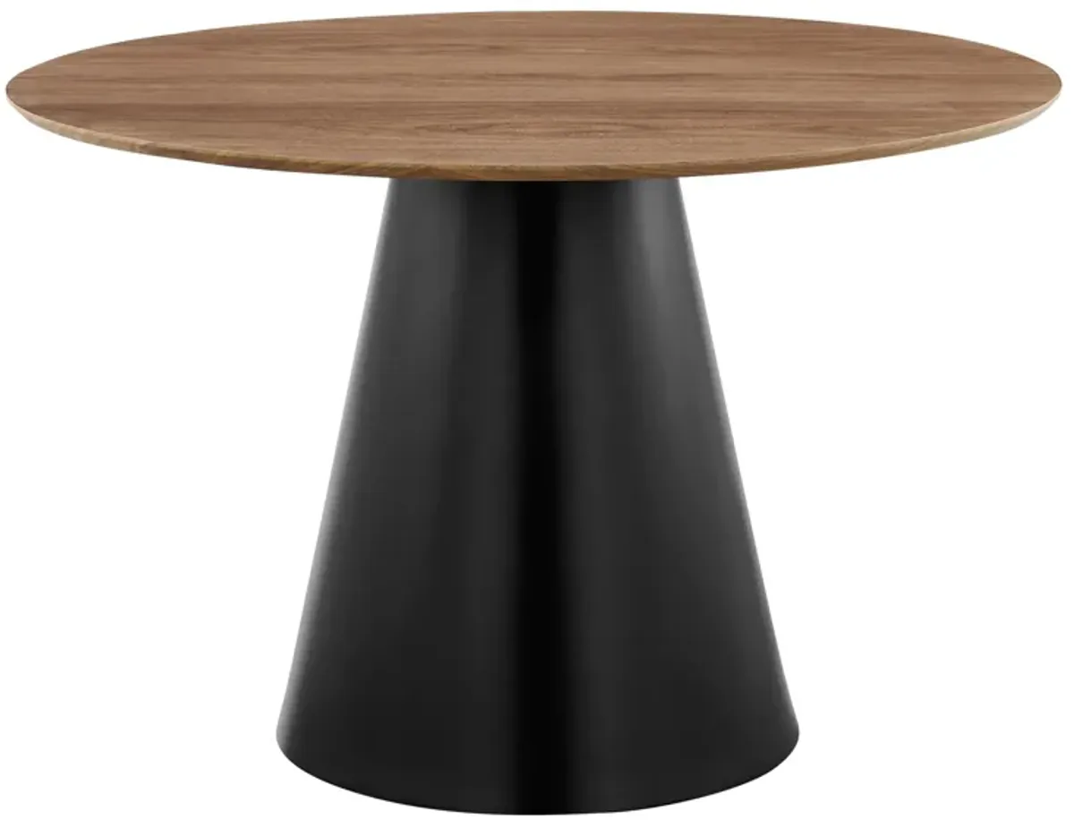 Mackenzie 47" Round Dining Table, Walnut