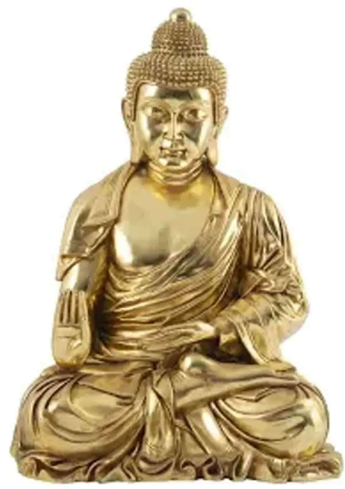 enchanting buddha, gold leaf