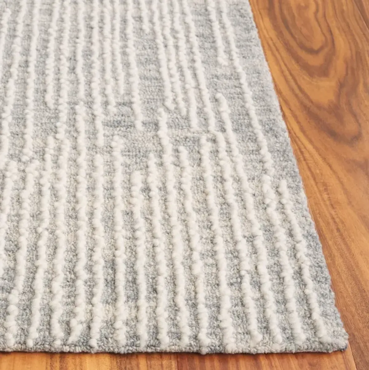 ABSTRACT 282 LIGHT GREY  2'-3' x 8' Runner Rug