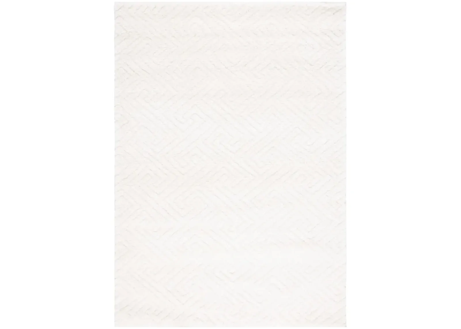 TAHOE SHAG 652 WHITE 8' x 10' Large Rectangle Rug