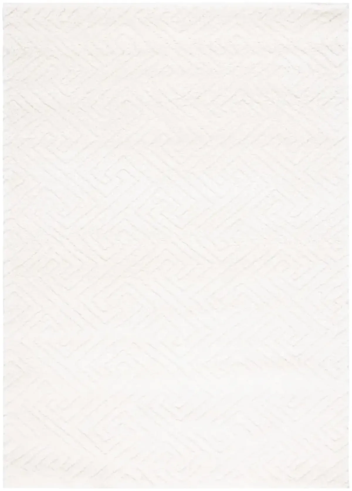 TAHOE SHAG 652 WHITE 8' x 10' Large Rectangle Rug