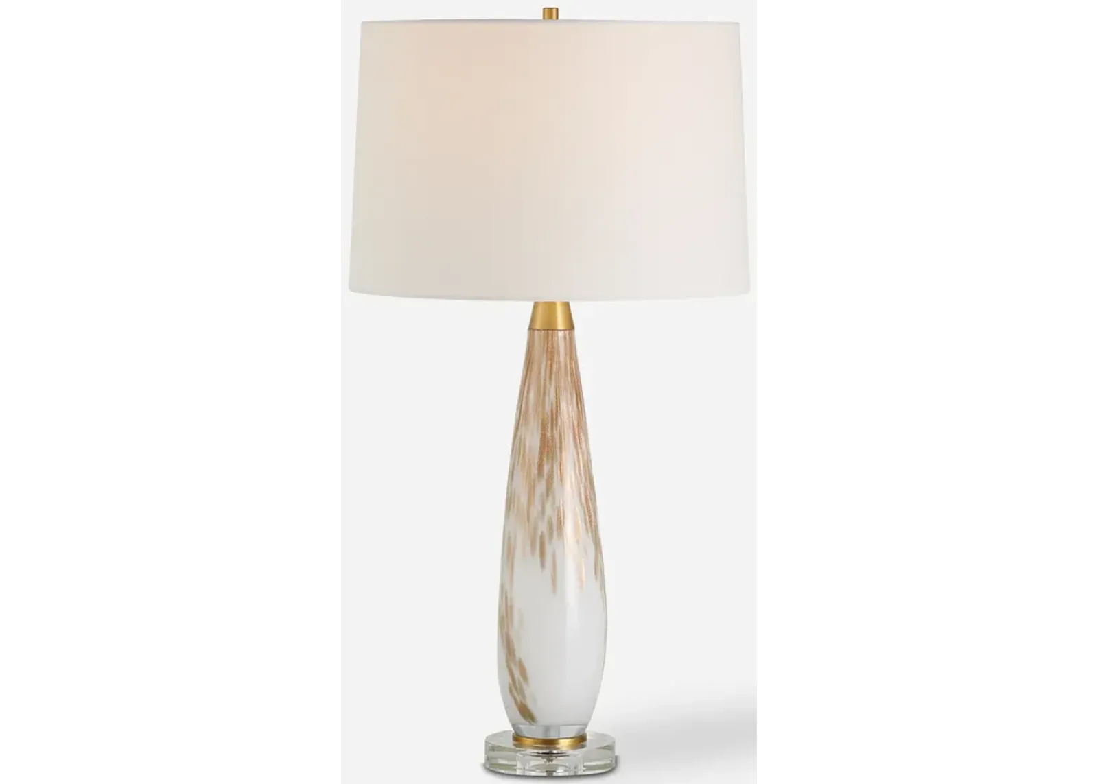 Lyra White & Gold Table Lamp