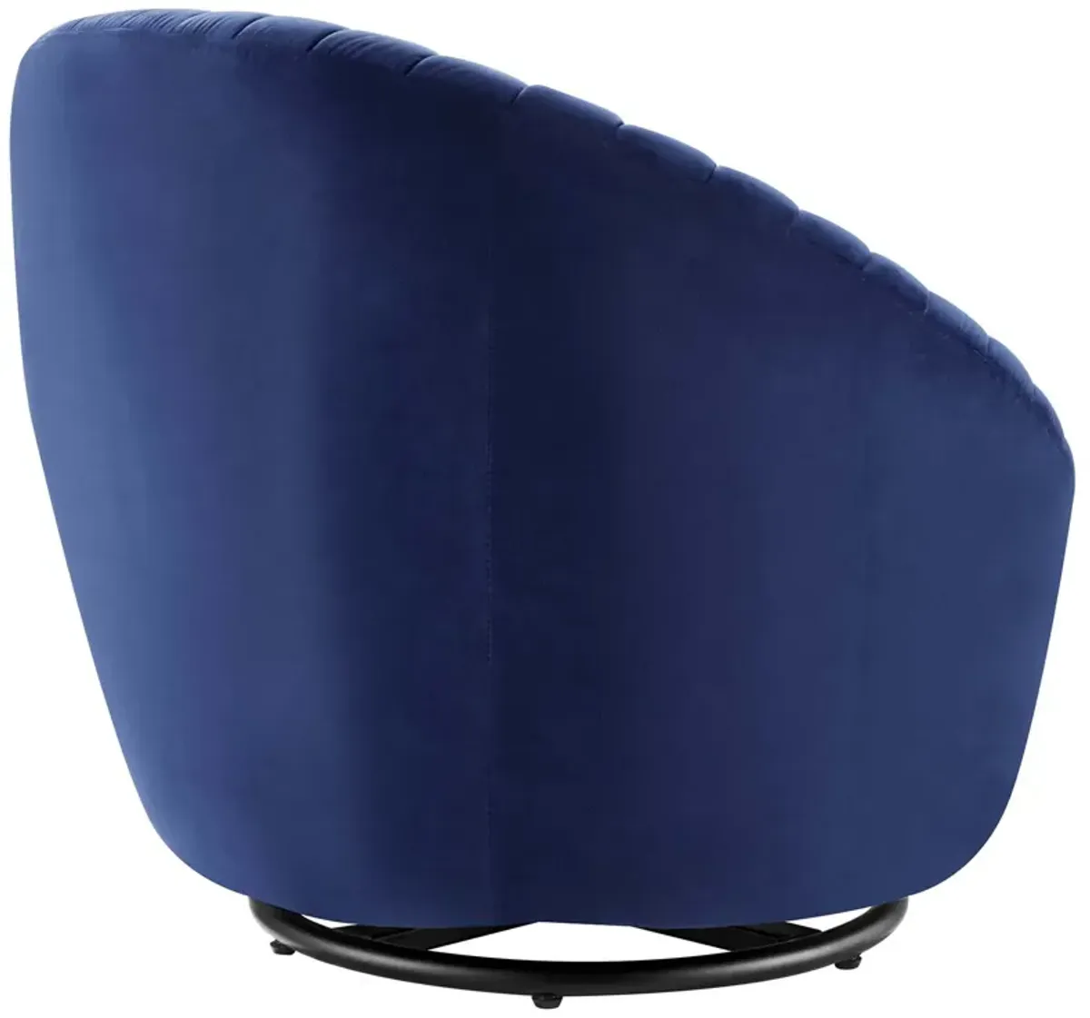 Whirr Tufted Performance Velvet Performance Velvet Swivel Chair