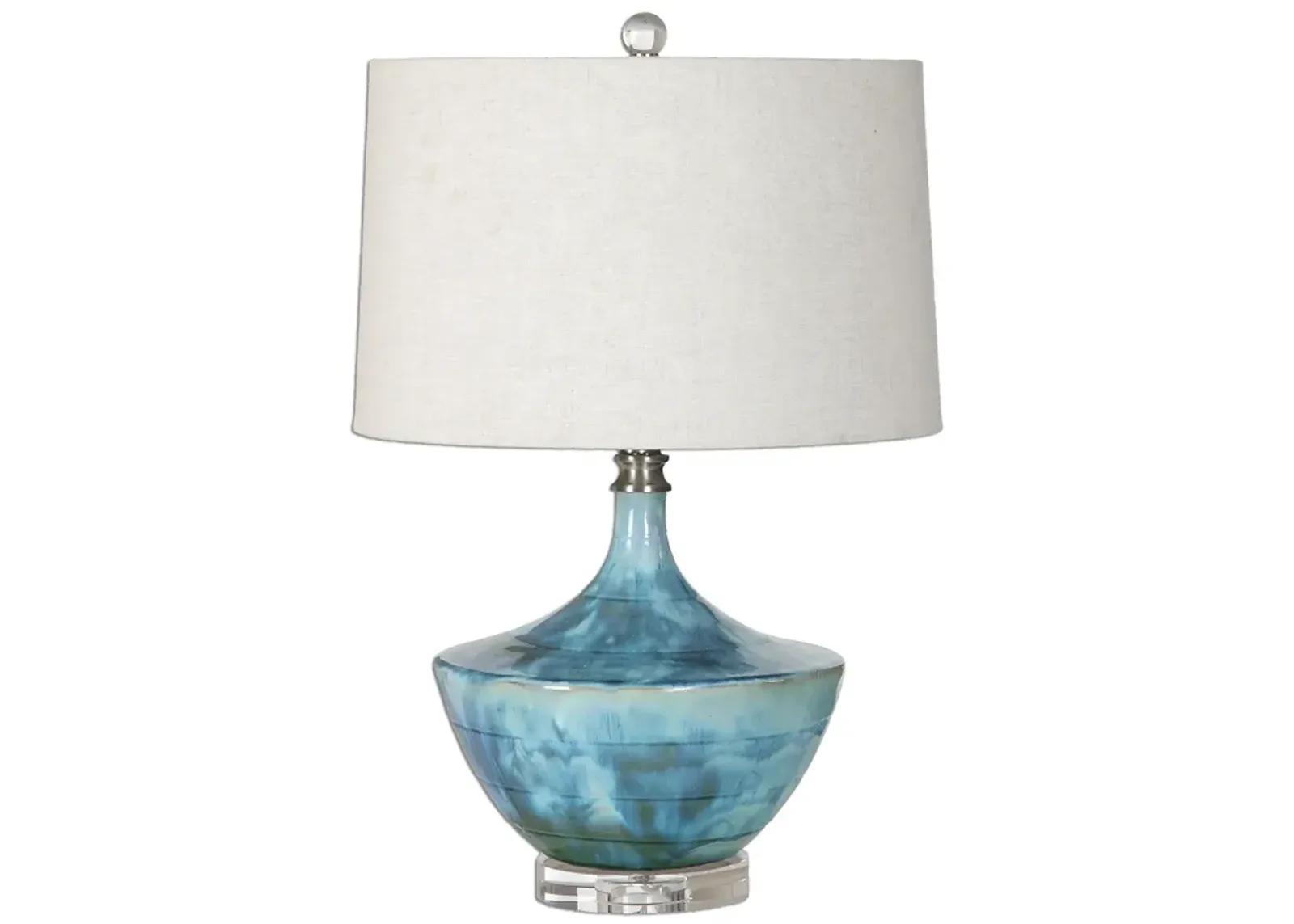 Chasida Blue Ceramic Lamp