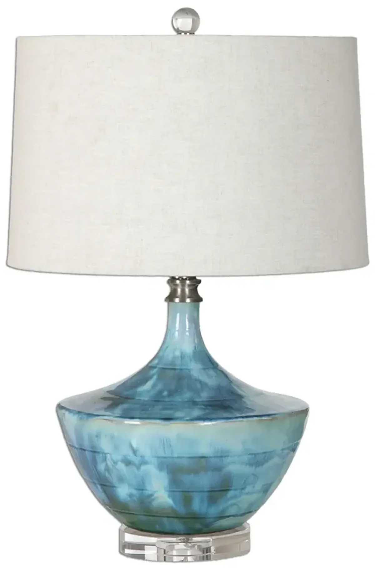 Chasida Blue Ceramic Lamp