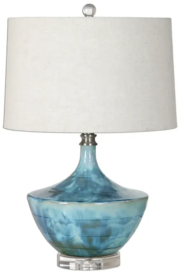 Chasida Blue Ceramic Lamp