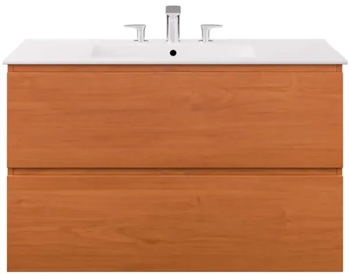 Scenic 36" Wall-Mount Bathroom Vanity