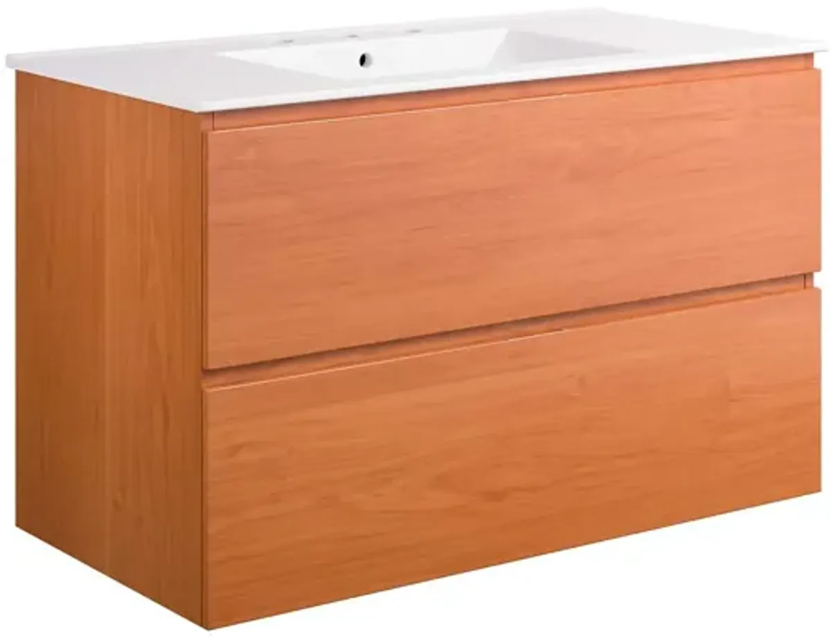 Scenic 36" Wall-Mount Bathroom Vanity