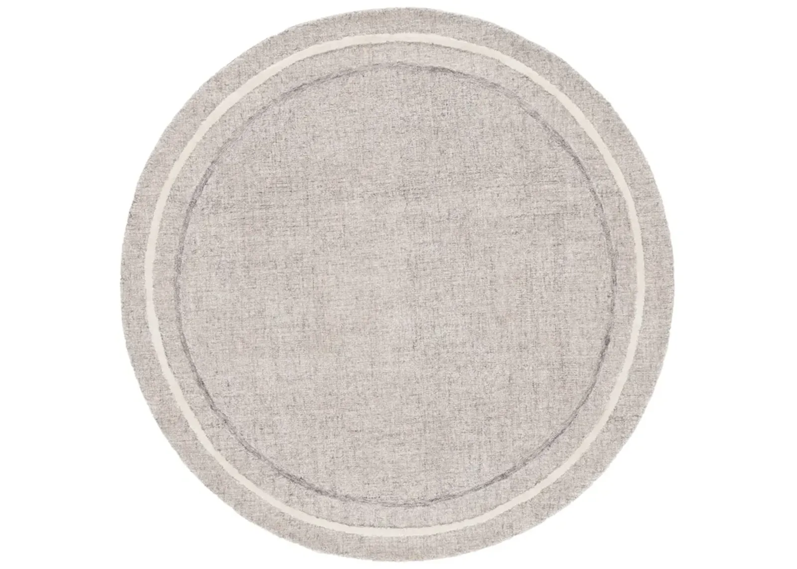 EBONY 363 GREY  6' x 6' Round Round Rug