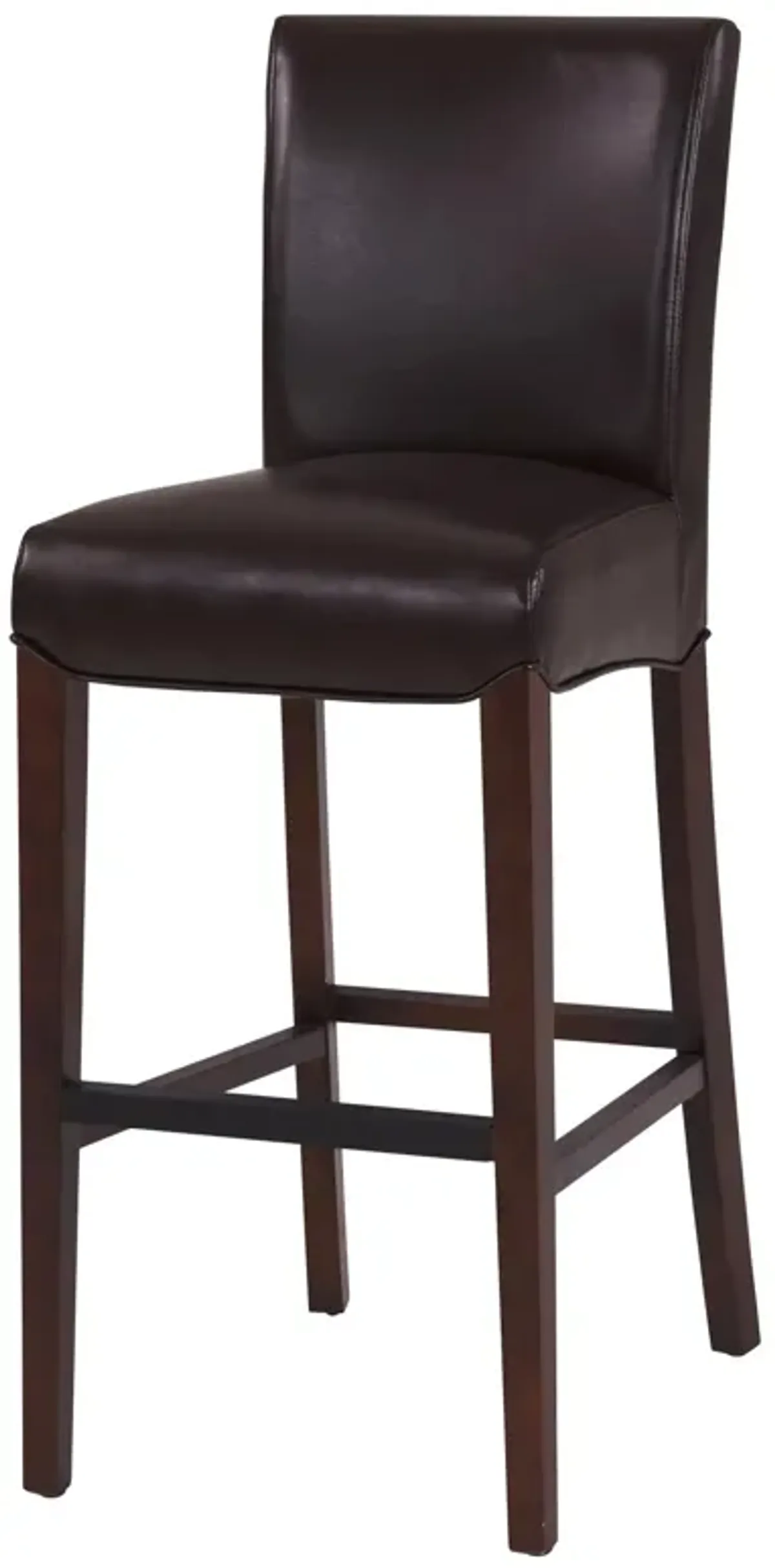 milton bonded leather bar stool, coffee bean