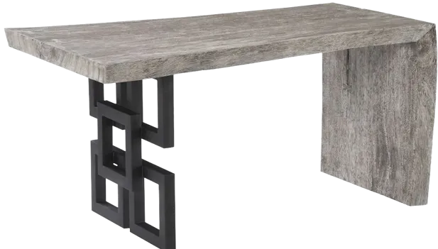 Austin Desk, Gray Stone