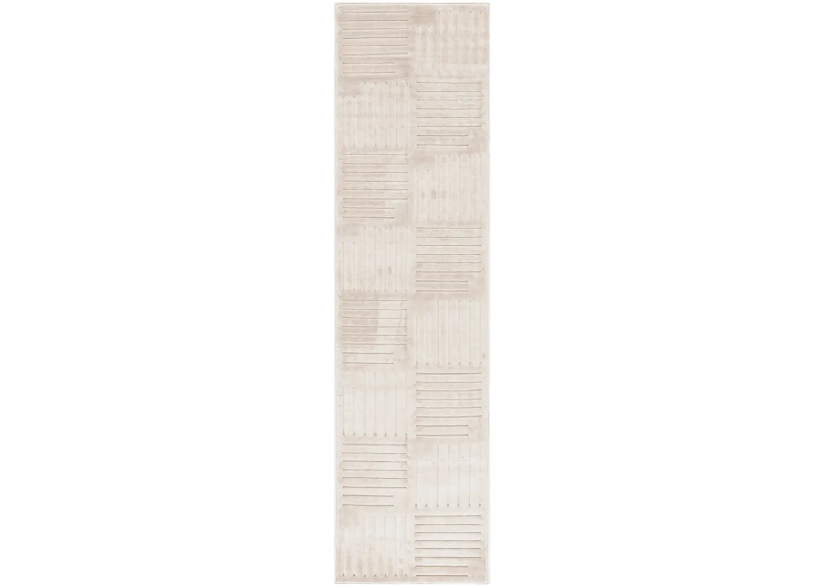 SELENA 678 BEIGE 2'-2' x 8' Runner Rug