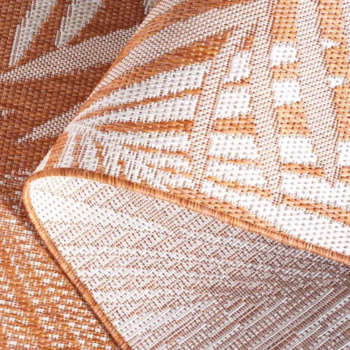 BEACH HOUSE 264 ORANGE  2'-2' x 6' Runner Rug