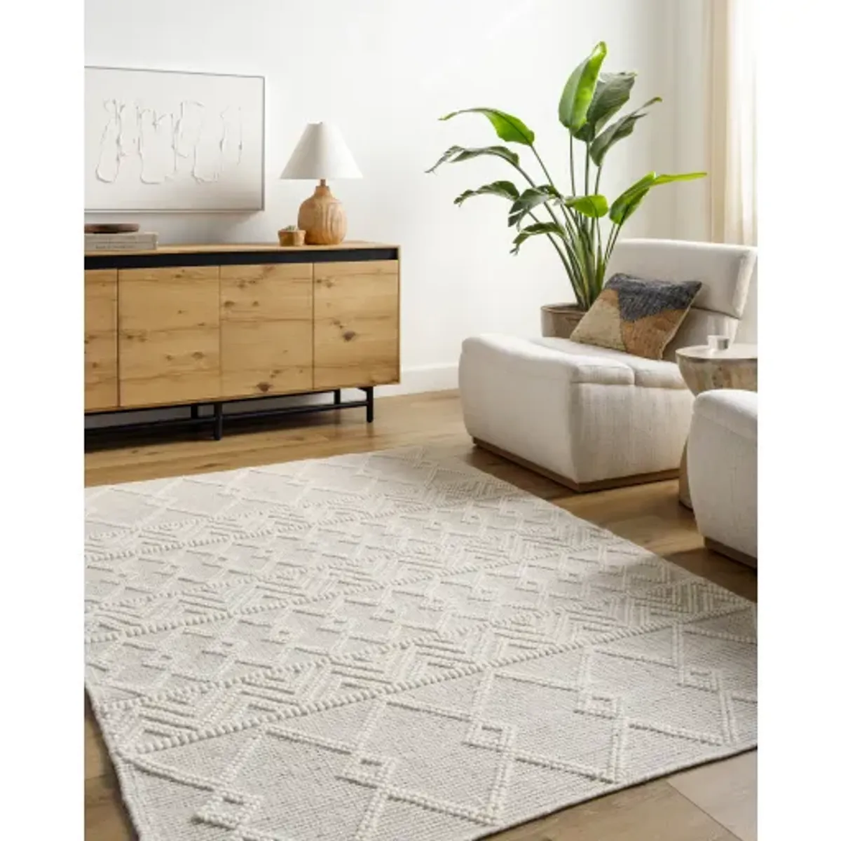 Hygge HYG-2308 5' x 7'6" Handmade Rug