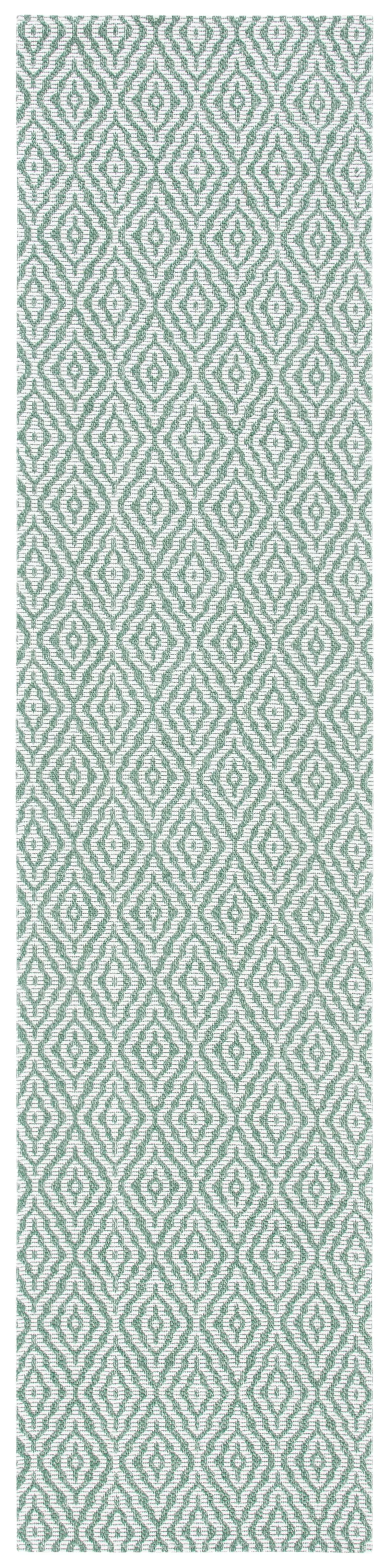 AUGUSTINE 400 GREEN  2' x 9' Runner Rug