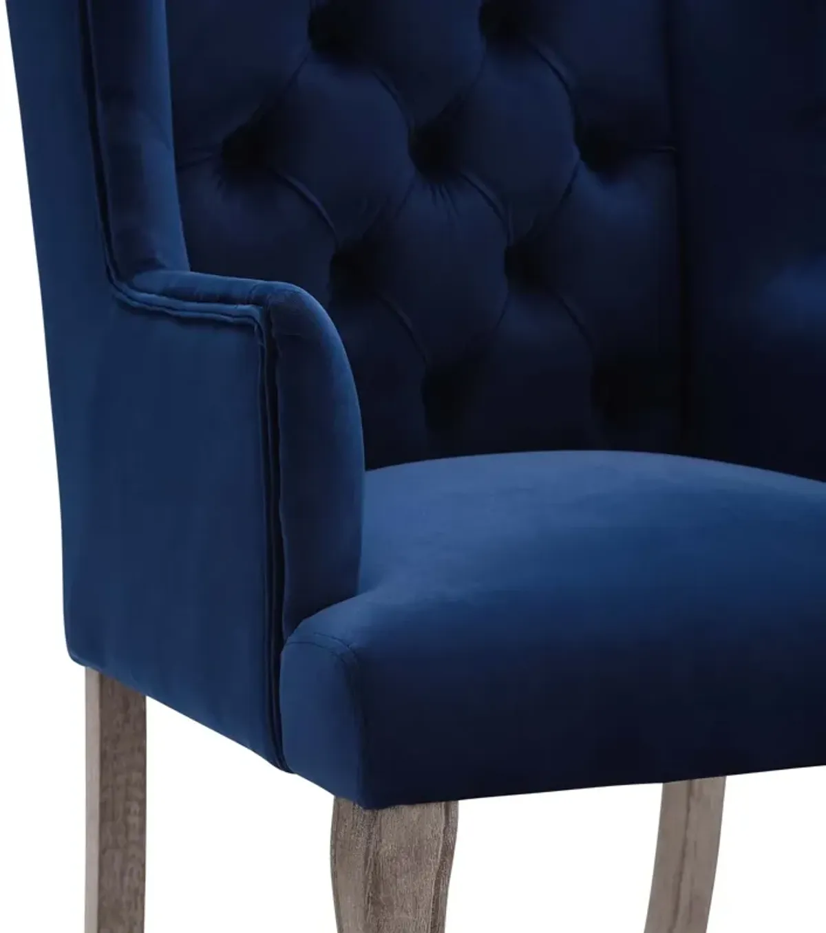 Realm French Vintage Dining Performance Velvet Armchair