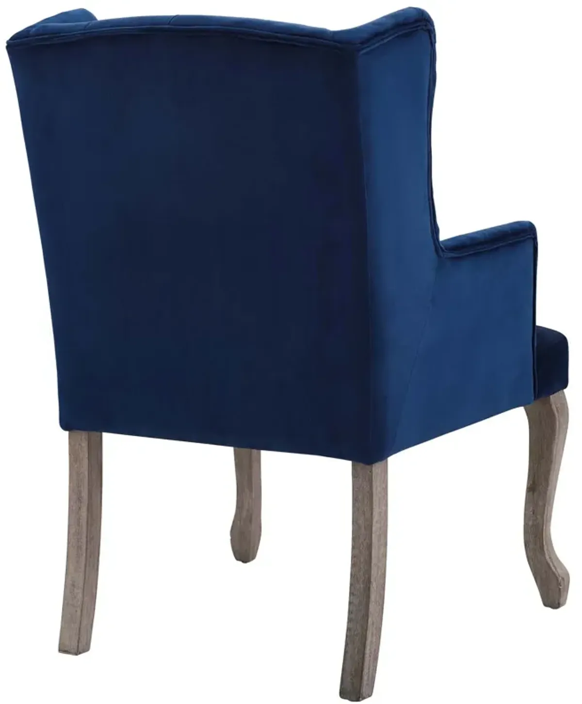 Realm French Vintage Dining Performance Velvet Armchair