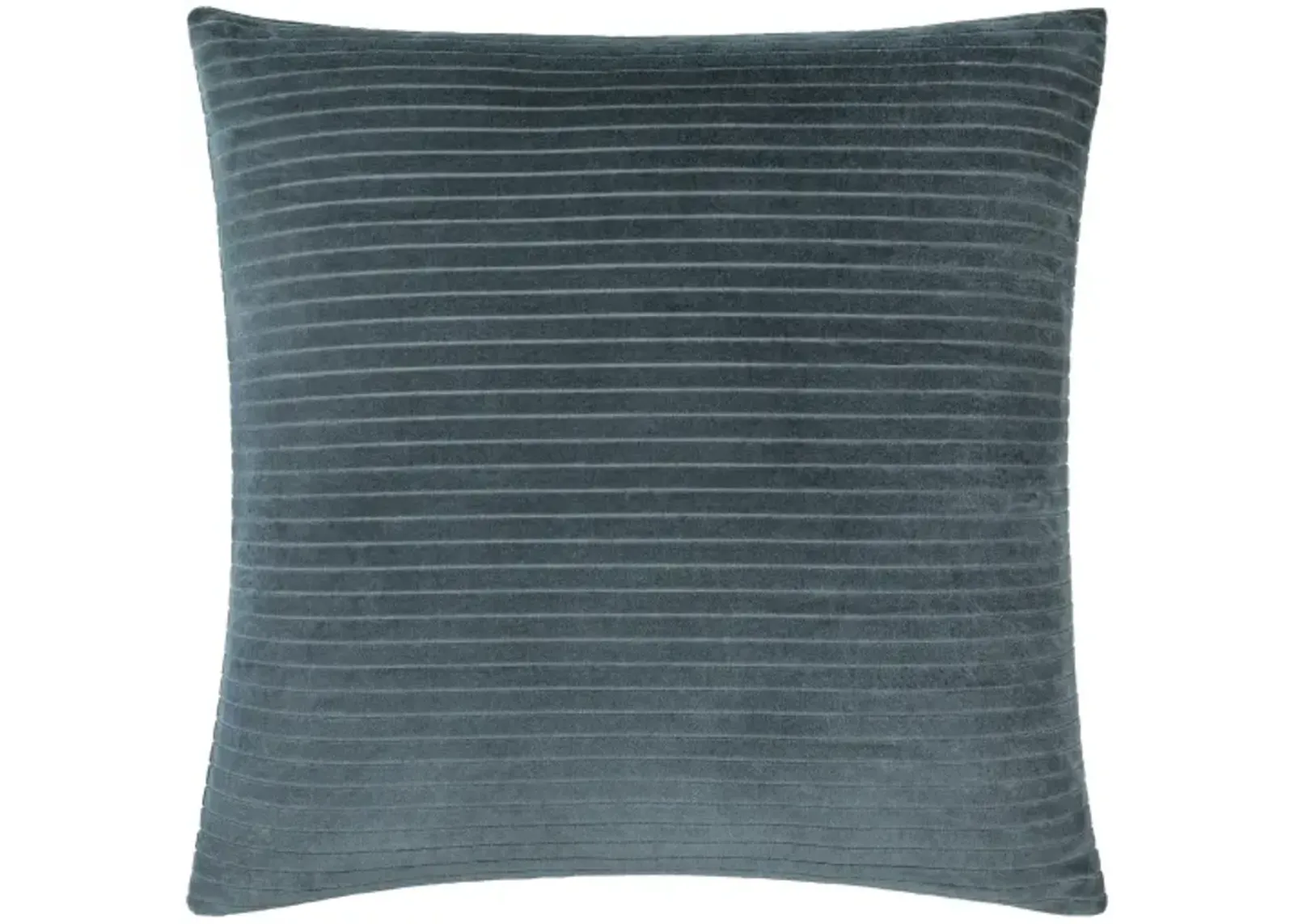 Cotton Velvet Stripes CV-085 22"L x 22"W Accent Pillow  - Shell Only