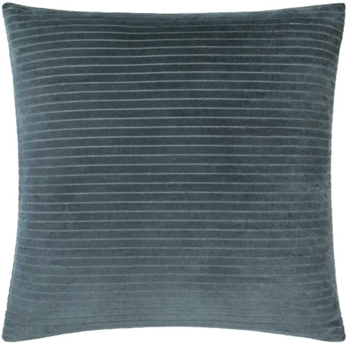 Cotton Velvet Stripes CV-085 22"L x 22"W Accent Pillow  - Shell Only