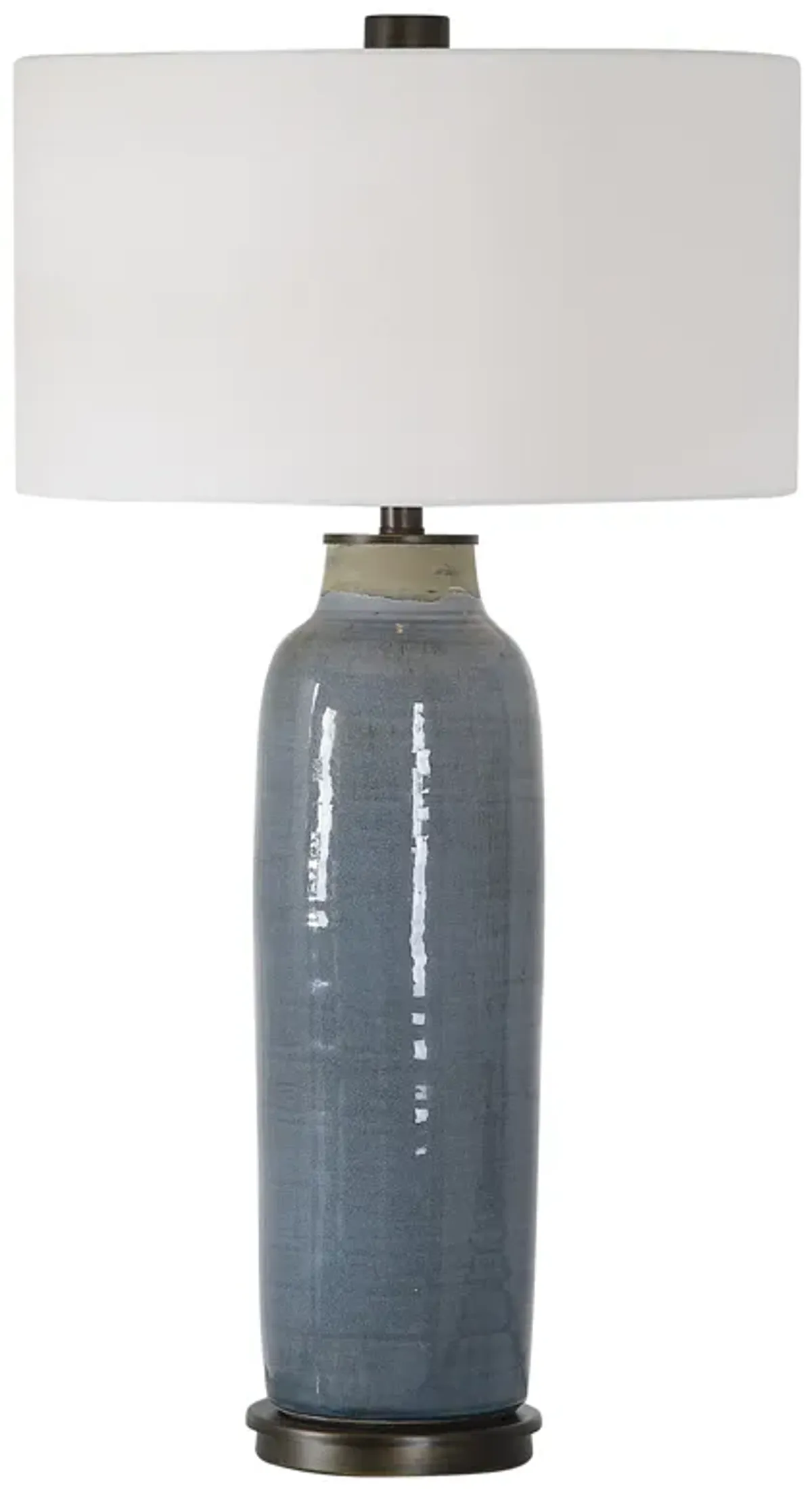 Vicente Slate Blue Table Lamp