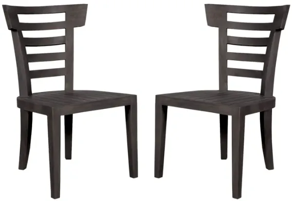 Teak Patio Outdoor Morning Chair (Set of 2)