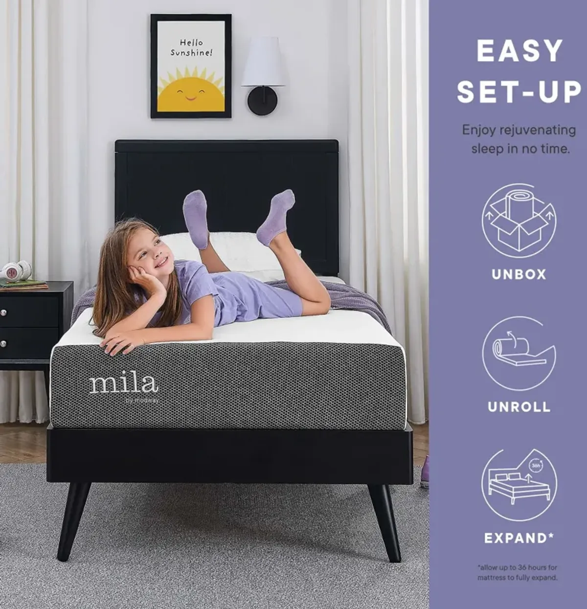 Mila 5" Twin Mattress