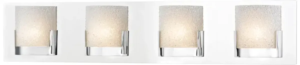 Ophelia 29.5" Wide 4-Light Vanity Light - Chrome